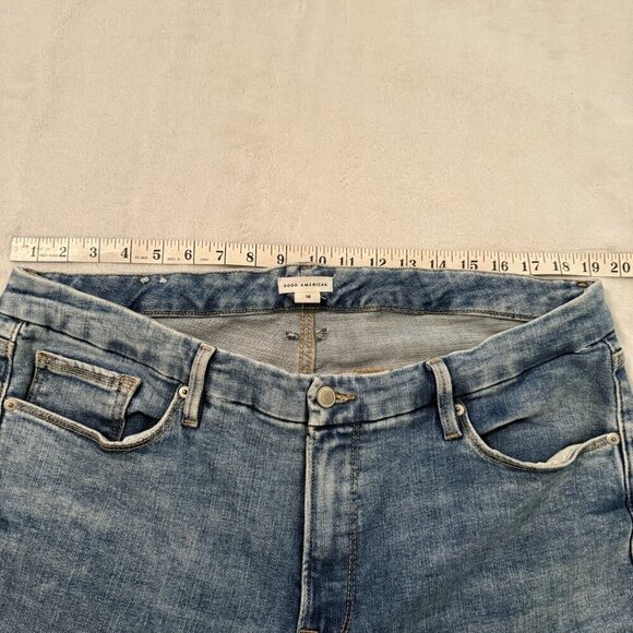 GOOD AMERICAN Good Legs Straight High Rise Jeans Size 18‎ GLSNF740OP - Picture 7 of 10